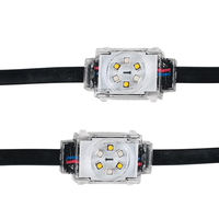 SHIJI Grosir Lampu Titik LED Jellyfish 30mm 6LED SMD3535 RGBW IP67 Ra85 untuk Pemasangan di Atap, 48V, Garansi 2 Tahun