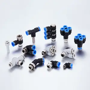 Pneumatic parts PC PL PA PLL PB PD BSPP G Thread Push in Quick Connector Air One Touch Fittings