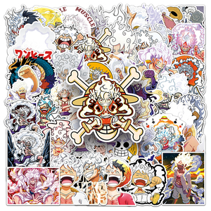 50Pcs Nhà Máy Nóng Bán Không Thấm Nước Tùy Chỉnh Anime Sticker Trang Trí Phim Hoạt Hình Luffy Của Thứ Năm Bánh Formsticker - Product Image 5