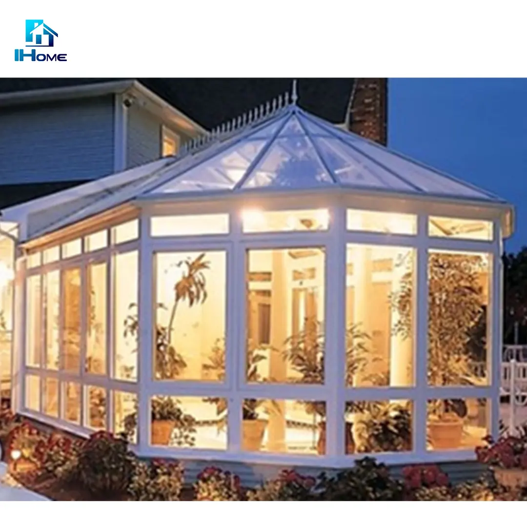 Tùy chỉnh sunrooms tùy biến chuyên nghiệp nhôm sunrooms kính nhà cho vườn