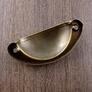 Tirador de Cajón Chengyu con Forma de Media Empanada, de Hierro, Estilo Chino, Duradero, Decoración de Superficie, Herraje para Gabinetes - Product Image 2