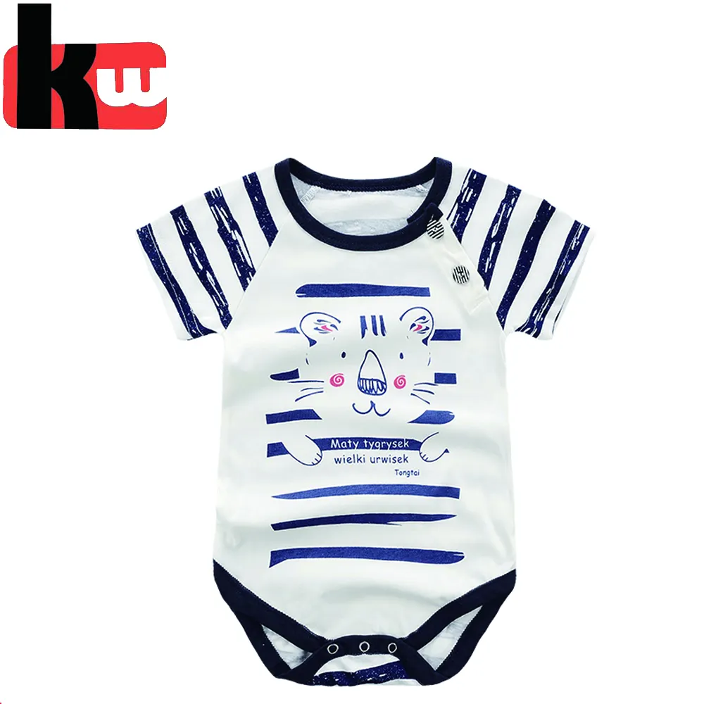 OEKO-TEX & GOTS ผ้าฝ้ายอินทรีย์เด็กทารก Romper 0-24M