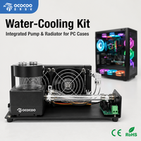 Occoo AC-AC160-12V, peralatan pendingin air aluminium DIY 3D Printer Hotend Titan Extruder dengan TEVO 3D Kit Upgrade Printer