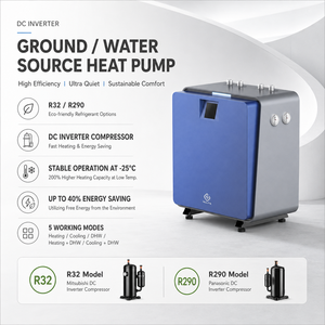 Pompe à chaleur géothermique solaire Nulite 2026 23 kW à COP élevé, intelligente avec WiFi pour chauffage au sol et eau chaude domestique - Product Image 4