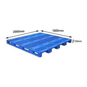 QS Standard Size 2000*1800mm Steel <strong>bar</strong> Reinforced HDPE Plastic <strong>Pallet</strong> for Rack Stacking Use - Product Image 3