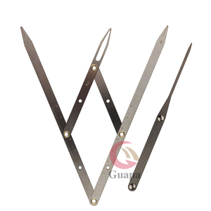 ฉลากส่วนตัวที่สวยงามกล่องบรรจุภัณฑ์ Microblading กึ่งถาวรแต่งหน้าไม้บรรทัดเข็มทิศสแตนเลสคิ้วการทำแผนที่ไม้บรรทัด - Product Image 5