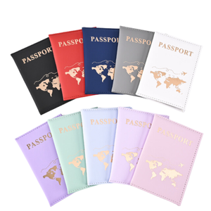 Vente en Gros Étui de Passeport en Cuir PU Porte-Cartes Prix Abordable Housse de Passeport de Voyage Mince - Product Image 1