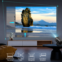 Projecteur de cinéma maison portable ROJIN X7AR Full HD 1080P, 43 à 250 pouces, projecteur LED pour films, chambre à coucher, camping en plein air et jeux