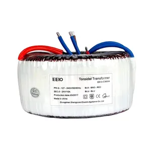 Transformer toroid untuk Inverter tenaga surya, transformer 100w 220v 24v 12v 600va untuk inverter tenaga surya