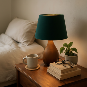 Chauffez votre chambre avec du bois chaud et une teinte vert foncé. Disponible à prix de gros - Product Image 1