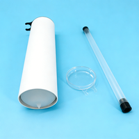 Conteneur à sushi jetable écologique en papier de 50 ml, tube d'emballage à sushi personnalisable, accessoire de fabrication de sushi pour la restauration