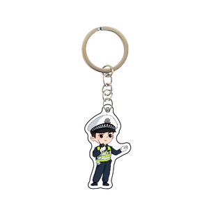 <span class=keywords><strong>Llavero</strong></span> acrílico promocional al por mayor, personalizado para <span class=keywords><strong>bombero</strong></span>, policía, colgante para bolso o coche - Product Image 6