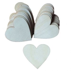 Fournisseur d'usine : Artisanat en bois écologique en forme de cœur, multi-usages, créatif, vierge, pour décoration DIY faite à la main, sculpture d'art populaire - Product Image 3