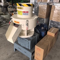 Nouvelle Conception Mini Granulateur à Anneaux pour Biomasse avec Moteur et Composants d'Engrenage, Granulateur Haute Capacité pour Paille, Luzerne et Bagasse