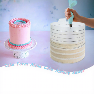 Moldes Redondos Antiadherentes para Pasteles, Profesionales, para Decoración <span class=keywords><strong>de</strong></span> Pasteles <span class=keywords><strong>de</strong></span> Cumpleaños y Bodas, <span class=keywords><strong>de</strong></span> 4, 6 y 8 Pulgadas - Product Image 2