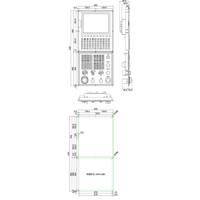 Nouveau module de commande CNC pour tour, personnalisé, FINGER CNC 6 axes, écran LCD 10,4 pouces, avec 2 Go de RAM, système d'exploitation RT Linux