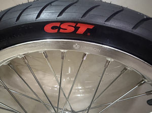 Surron Light Bee X Talaria MX3 <span class=keywords><strong>MX4</strong></span> X3 1.6x17/2.15x17,70/90-17 90/80-17 LBX Silber Chrom On-Road Supermoto Felgen Radsatz - Product Image 4