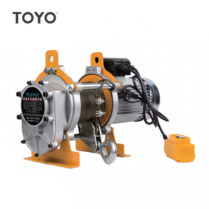 Katrol listrik 220V suspensi portabel, <span class=keywords><strong>Lift</strong></span> mekanik elektro pengangkat kecil derek 800Kg - Product Image 4