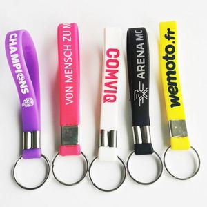 Porte-clés en silicone personnalisés pas chers, sans minimum de commande, porte-clés en silicone - Product Image 2