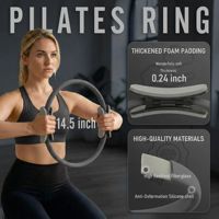 Ensemble de Pilates professionnel et écologique pour l'entraînement à domicile avec ballon, cercle de résistance et bandes de résistance pour les cours en studio et l'usage quotidien toutes saisons