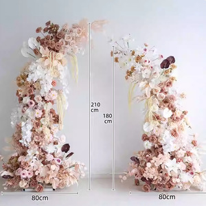 Arco de Rosas Artificiales Estilo Europeo de 1.8+2.1m, Color Marrón Otoñal, para Propuestas de Matrimonio y Fiestas - Product Image 4