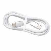 Kabel Pengisi Daya Cepat PD 60W USB-C ke 8-Pin 3A/5A dengan Selubung TPE Kepang dan Konduktor Tembaga Murni untuk iPhone 18 Micro-USB