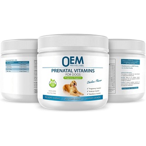 Probiotiques pour chiens, vitamines prénatales pour chiens, huile de poisson, favorise la Production de lait avec de l'acide folique, fer, Zinc, iode B, vitamines OEM - Product Image 4