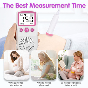 Moniteur de fréquence cardiaque fœtale JSL-T501 3,0 MHz avec écran numérique portable pour femmes enceintes, usage domestique - Product Image 4