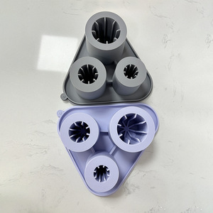 Moule à glaçons réutilisable en silicone pour grands cylindres, avec couvercle, pour gobelets de whisky de 20 à 40 oz, idéal pour le congélateur - Product Image 1