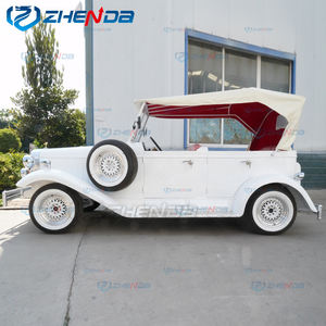 La voiture classique d'occasion de mariage de visite touristique électrique rétro blanche de marque est à vendre - Product Image 4
