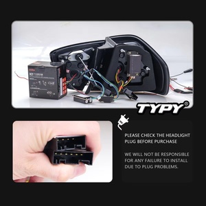 ไฟท้ายรถยนต์ TYPY สำหรับ BMW ซีรีส์ 3 E90 ปี 2005-2008 ไฟ LED DRL พร้อมไฟเลี้ยว อุปกรณ์ตกแต่งรถยนต์ ไฟเบรก - Product Image 4