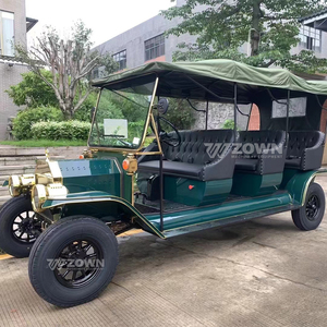 Coche Eléctrico Clásico de Diseño Europeo, Vehículo Retro Duradero para Transporte en Zonas Turísticas - Product Image 6