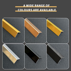 อุปกรณ์ตกแต่งหลังคากระเบื้องหินอ่อนโปรไฟล์อลูมิเนียมสีทองรูป<span class=keywords><strong>ตัว</strong></span>แอล - Product Image 6