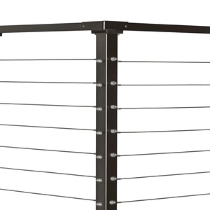 DIY Interior Black Aluminum Accessories &amp; Aluminum Stair <strong>Rails</strong> Cable <strong>Deck</strong> Railing System - Product Image 4
