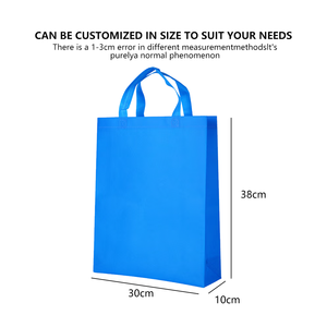 Bolsa de algodón reciclada no tejida ecológica, logotipo impreso personalizado, plegable, reutilizable para uso diario, eventos corporativos promocionales - Product Image 3