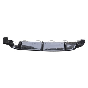 Carbon Fiber Rear Lip Bumper Fins Spoiler Winglet <b>Splitter</b> Diffuser for Honda Fit Jazz GE RS 2009-2013 - Product Image 4