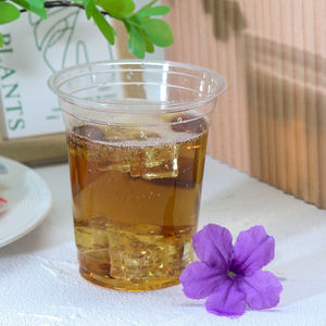 14 औंस-96 मिमी प्ला कप कस्टम मुद्रित प्ला प्लास्टिक कप 12 औंस 16 औंस 20 औंस थोक - Product Image 4