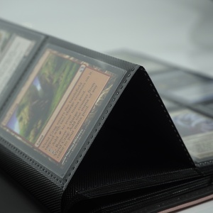Carpeta Personalizada de Cuero PU Negro con 9 Bolsillos y Cierre de Cremallera para Tarjetas Pokémon - Marca Just in Case Acrylics - Product Image 6