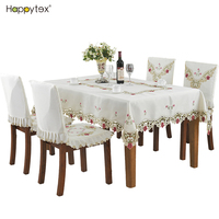 Nappe de Mariage Brodé Fleurie Personnalisée à Faible MOQ, Facile à Nettoyer et Colorée, Vente en Gros