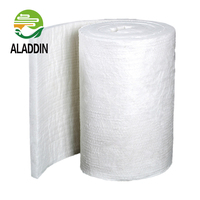 Couverture en fibre de céramique blanche d'isolation thermique résistante au feu 900C faible conductivité thermique pour les systèmes d'échappement de revêtements de cheminée