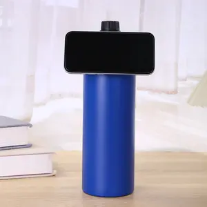 New Magnetic Water Bottle Vacuum Insulated Bottle Stainless Steel Drink Water Bottle With Magnetic Cell Phone Holder
