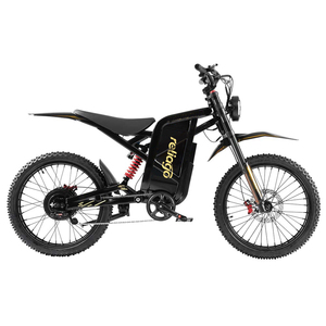 Reliago Moto électrique tout-terrain 2000W avec batterie 48V 25Ah - ZX3-BK Ebike tout-terrain |   Moteur sans balais 25-60 km/h |   Entrepôt UE - Product Image 3