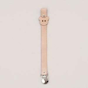 Clips Duraderos para Chupetes de Cuero PU, con Logotipo Personalizado, Soporte para Chupetes, Regalo Simple para Bebés - Product Image 2