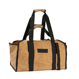 Free Sample Oxford Carrier <b>Log</b> for Firewood Sturdy Wood Large Tote <b>Bag</b> for Camping and Indoor Firewood <b>Logs</b> - Product Image 4