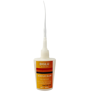 30ML BIGLU <span class=keywords><strong>Colle</strong></span> Acrylique Transparente Forte Instantanée PMMA Adhésif ABS Plexiglas PVC Plastique Imperméable Séchage Rapide <span class=keywords><strong>Colle</strong></span> - Product Image 2