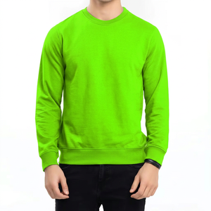 เสื้อสเวตเชิ้ตผู้ชายผ้าฝ้ายฟลีซ 100% พร้อมโลโก้สั่งทำด้านหน้า ระบายอากาศได้ดี เป็นมิตรกับสิ่งแวดล้อม ทนทาน ไม่ยับ แห้งเร็ว - Product Image 1