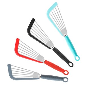 Spatule à friture en silicone de vente chaude spatule à poisson tourneur à fente résistant à la chaleur pour la cuisson des œufs de poisson et des aliments - Product Image 1