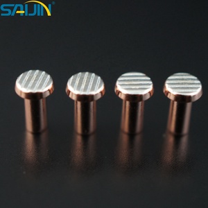 Contacto bimetálico de plata duradero personalizado AgCdO AgNi para conector de interruptor de pared contactos eléctricos y materiales de contacto - Product Image 2