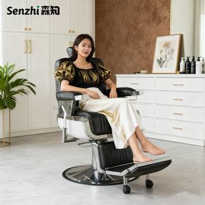 Hiện đại chất lượng cao thủy lực làm tóc tạo kiểu tóc ghế cửa hàng cắt tóc Salon đen cắt tóc ghế - Product Image 1