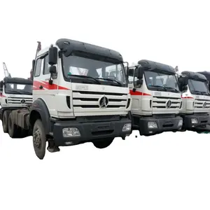 380hp 6*4 Beiben 2638 Prime Mover รถบรรทุกหัวรถแทรกเตอร์สำหรับขาย